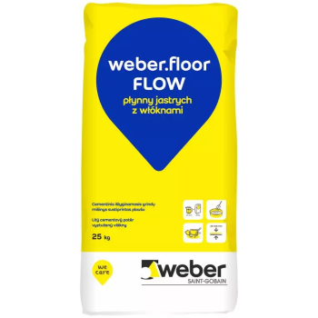 weber.floor FLOW Płynny jastrych cementowy, 20-100 mm paleta (42 x 25 kg.)