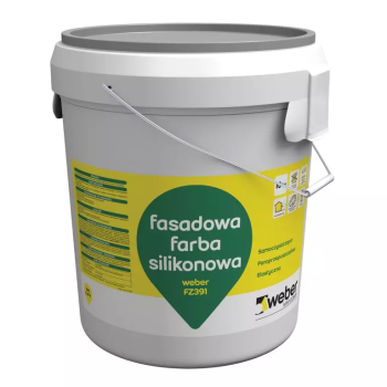 weber FZ391 silikonowa farba fasadowa gr. kolorów "0" op.10 kg.