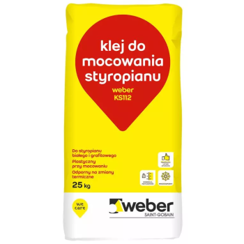 weber KS112 paleta (42 x 25 kg.) klej do mocowania styropianu białego i grafitowego