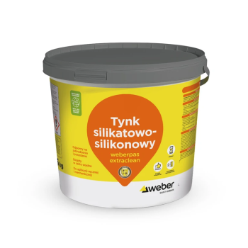 weber.pas extraclean op.25 kg. tynk silikatowo – silikonowy