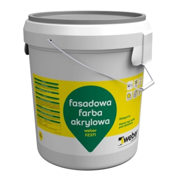 weber FZ371 akrylowa farba fasadowa op.25 kg.